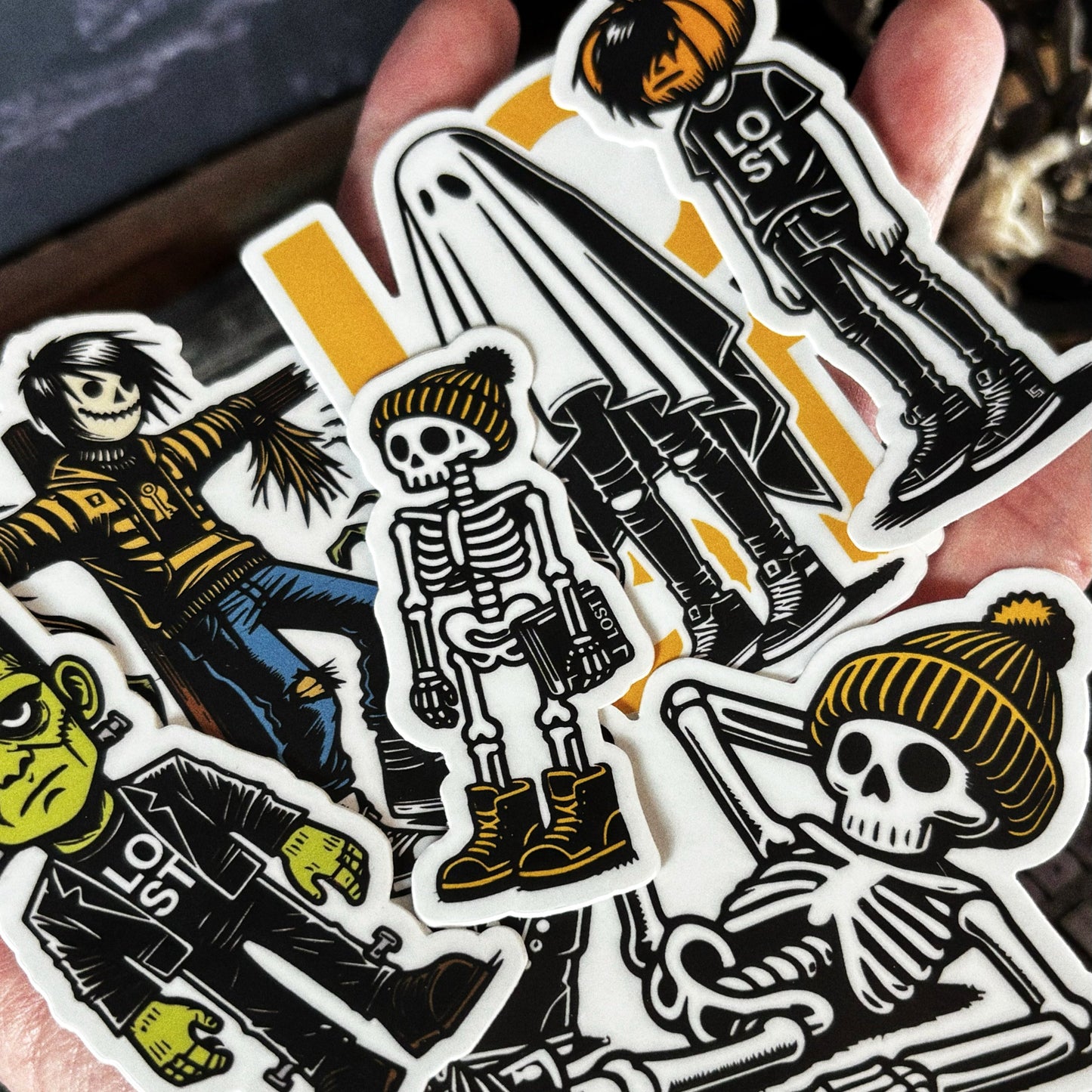 Lost Spooky Emo Sticker 6 Pack