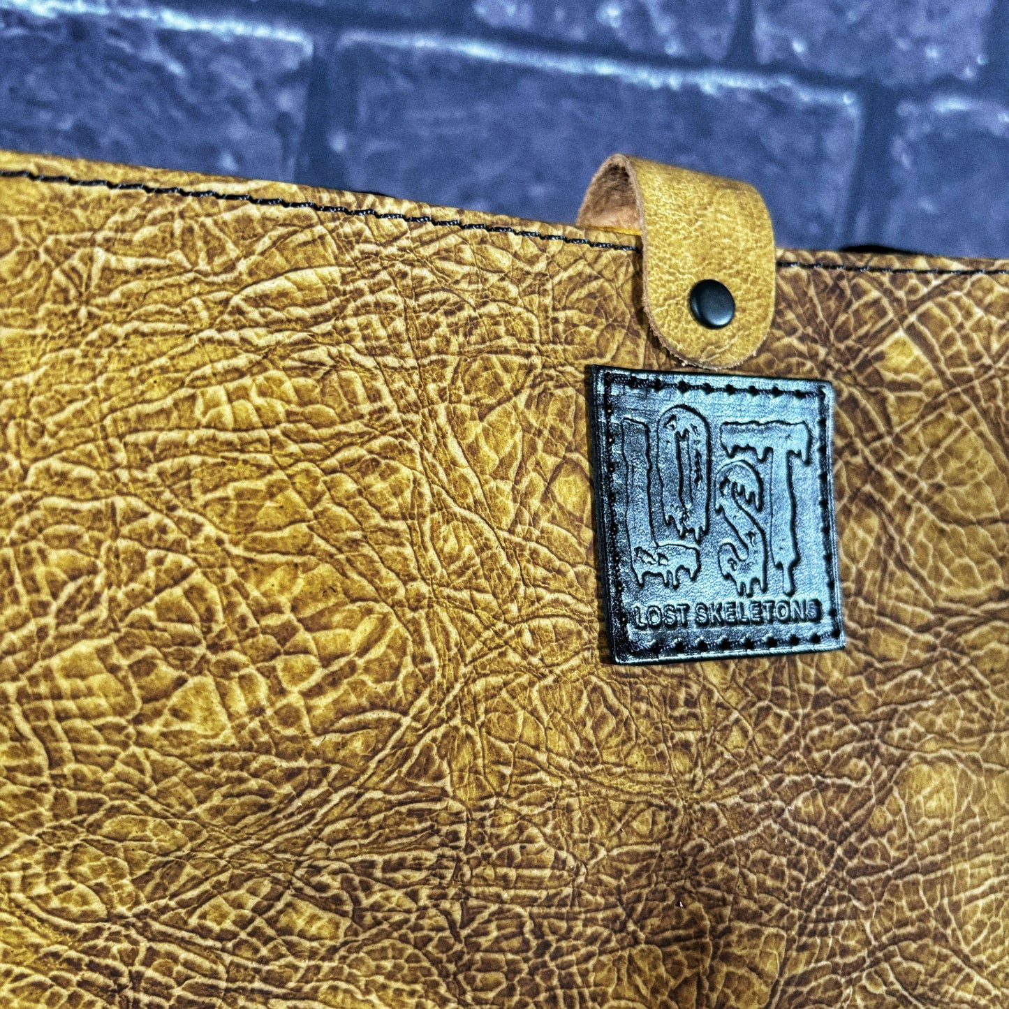 Dinosaur Skin Handmade Green Leather Crossbody Bag