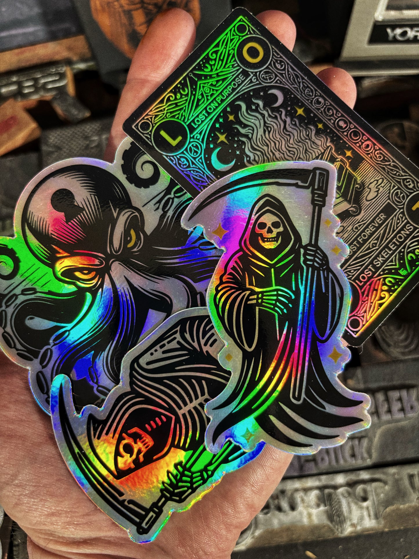 Lost Holographic Sticker Pack