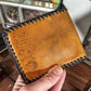 One of a kind MB Branded Leather Laced Stealie Bifold Wallet