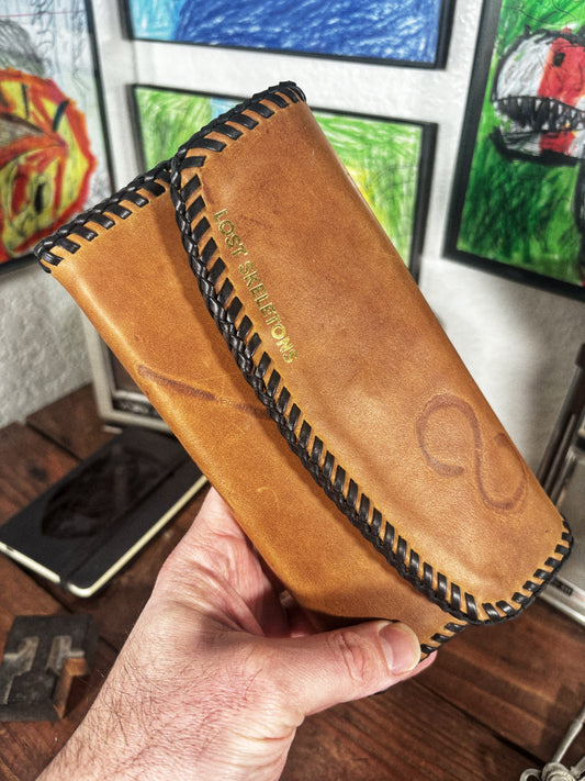 Light Brown V8468 Branded Leather Ladies Clutch Wallet