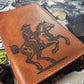 Leather Lost Skeleton Rider Memo Book