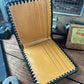 Hand Tooled Green Leather Laced Stealie Bifold Wallet