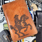 Leather Lost Skeleton Rider Memo Book