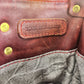 Abducted Handmade Red Full Grain Leather Tote Bag