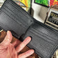 One of a kind Star P Branded Leather Laced Stealie Bifold Wallet