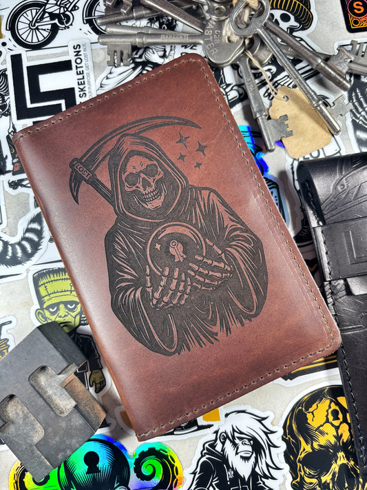 Leather Lost Reaper Memo Book