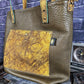 Olive Green Pebbled Handmade Leather Tote Bag