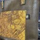 Olive Green Pebbled Handmade Leather Tote Bag