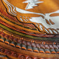 1/1 Leather Hand Tooled and Painted Stealie Framed Art Piece