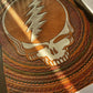 1/1 Leather Hand Tooled and Painted Stealie Framed Art Piece