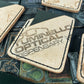 Tuminello Optical Repurposed Printing Block Stamp Leather Minimalist Wallet